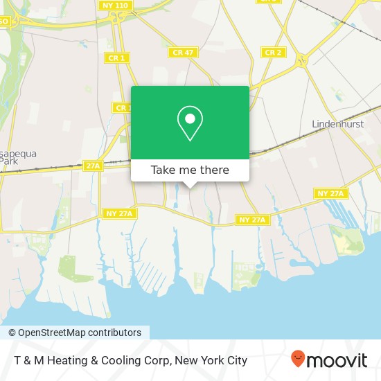 T & M Heating & Cooling Corp map