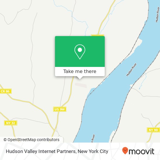 Hudson Valley Internet Partners map