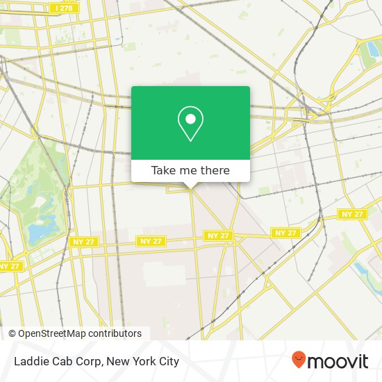Mapa de Laddie Cab Corp