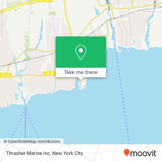 Thrasher Marine Inc map