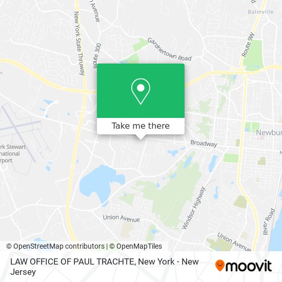 Mapa de LAW OFFICE OF PAUL TRACHTE