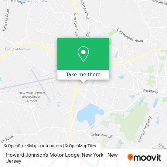 Howard Johnson's Motor Lodge map