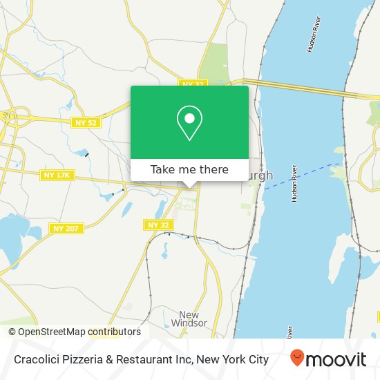 Cracolici Pizzeria & Restaurant Inc map