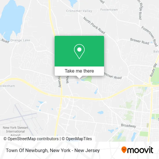 Town Of Newburgh map