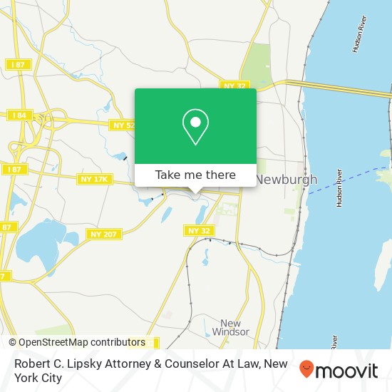 Mapa de Robert C. Lipsky Attorney & Counselor At Law