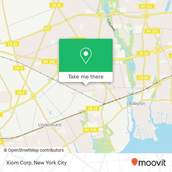 Mapa de Xiom Corp
