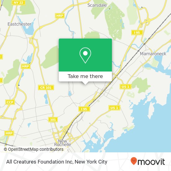 All Creatures Foundation Inc map