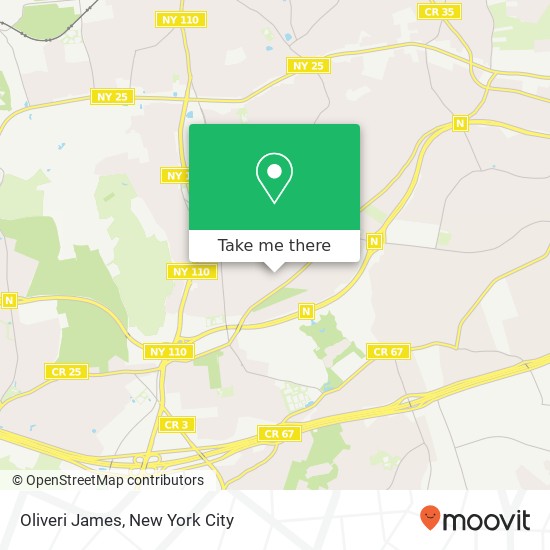 Mapa de Oliveri James