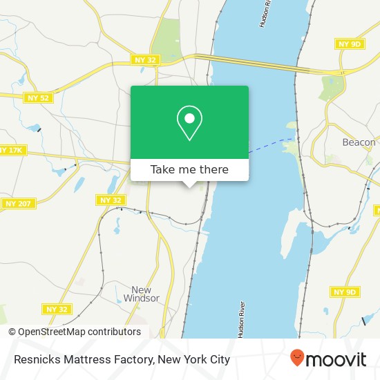 Resnicks Mattress Factory map