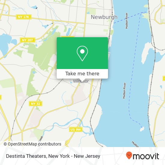 Destinta Theaters map