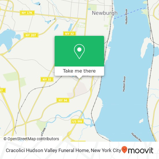 Cracolici Hudson Valley Funeral Home map