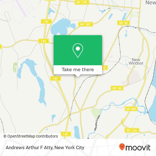 Andrews Arthur F Atty map