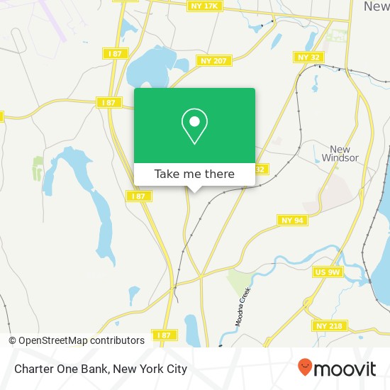 Charter One Bank map