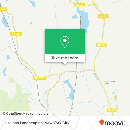 Hallinan Landscaping map