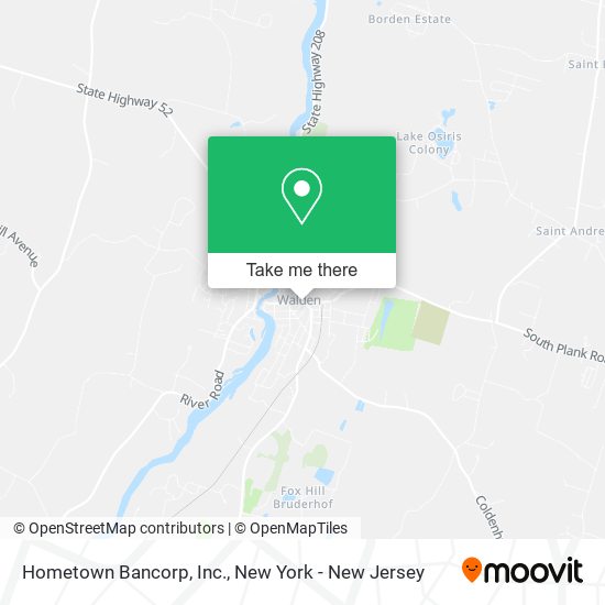 Mapa de Hometown Bancorp, Inc.