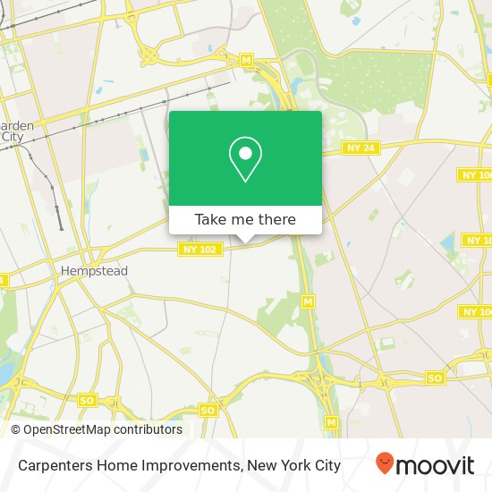 Carpenters Home Improvements map