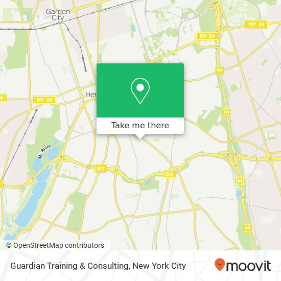 Guardian Training & Consulting map