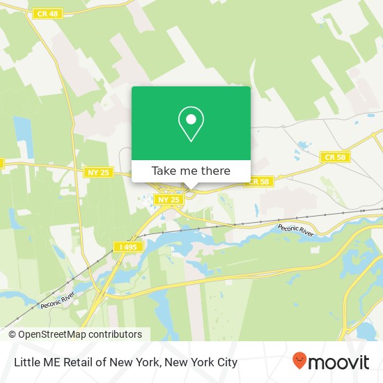 Little ME Retail of New York map