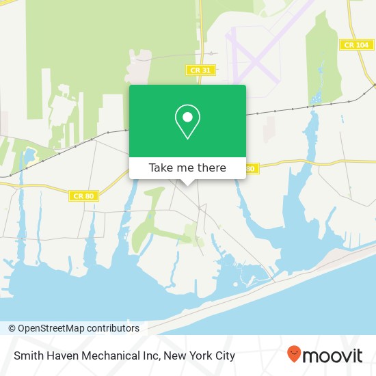 Smith Haven Mechanical Inc map