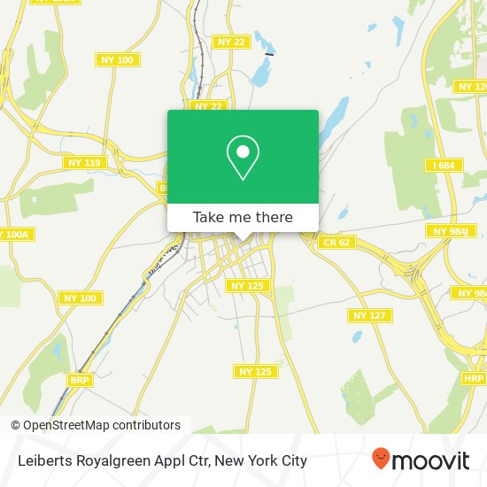 Leiberts Royalgreen Appl Ctr map