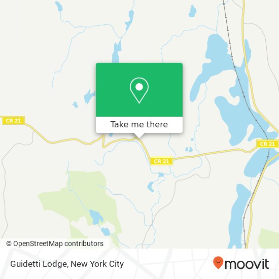 Guidetti Lodge map