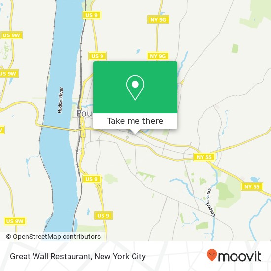 Great Wall Restaurant map