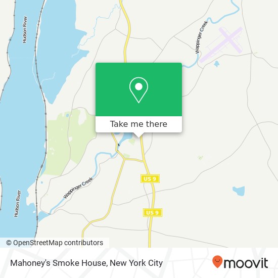 Mahoney's Smoke House map