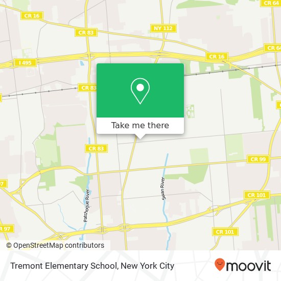 Tremont Elementary School map