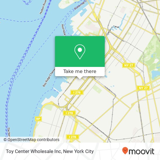 Toy Center Wholesale Inc map