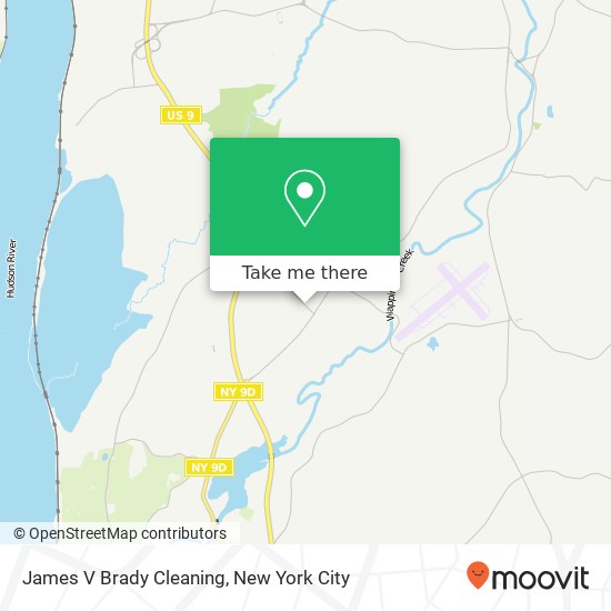 James V Brady Cleaning map