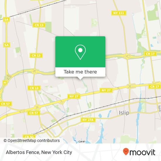 Albertos Fence map