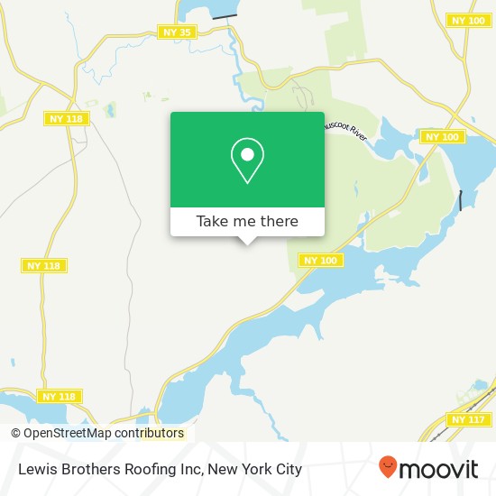 Mapa de Lewis Brothers Roofing Inc
