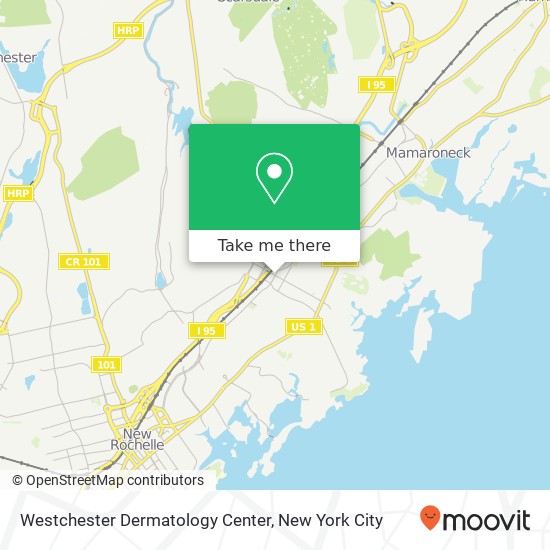 Westchester Dermatology Center map
