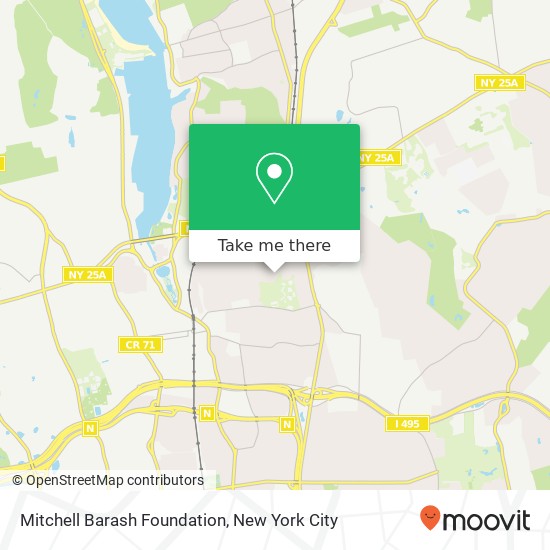 Mitchell Barash Foundation map