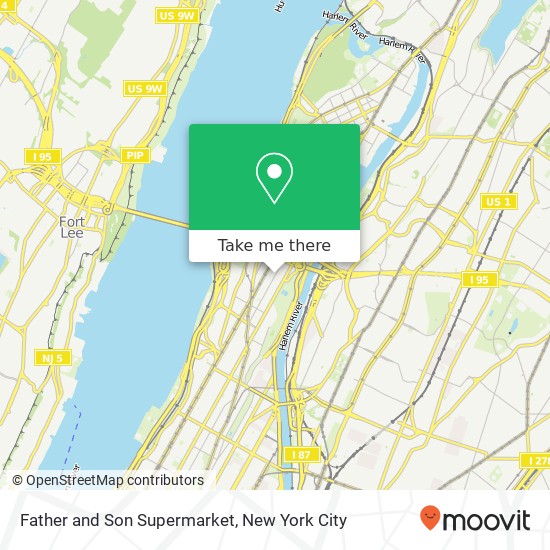 Father and Son Supermarket map