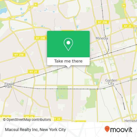 Macsul Realty Inc map