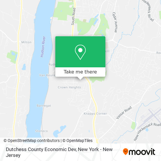 Dutchess County Economic Dev map