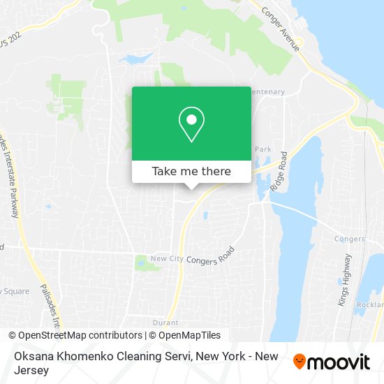 Oksana Khomenko Cleaning Servi map