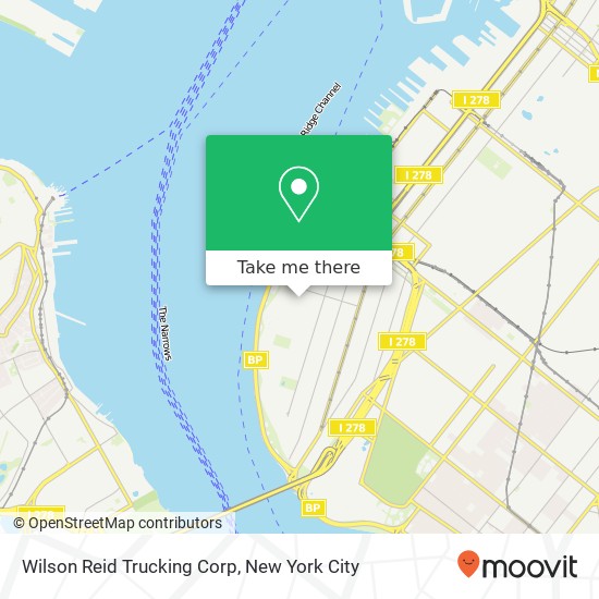 Wilson Reid Trucking Corp map