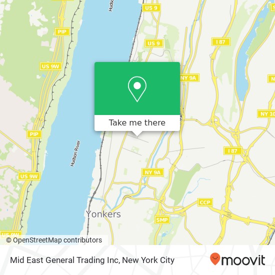 Mid East General Trading Inc map