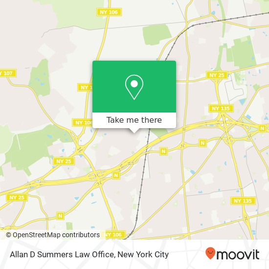 Allan D Summers Law Office map