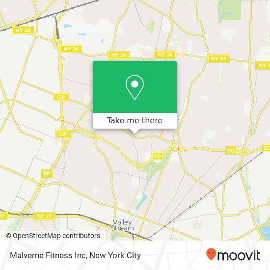 Malverne Fitness Inc map