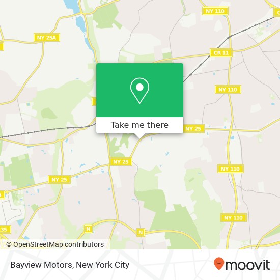 Bayview Motors map