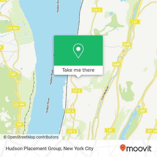 Mapa de Hudson Placement Group