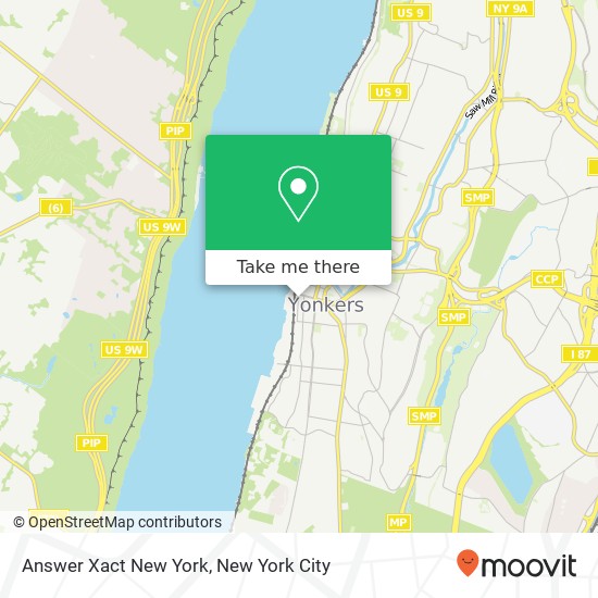 Mapa de Answer Xact New York