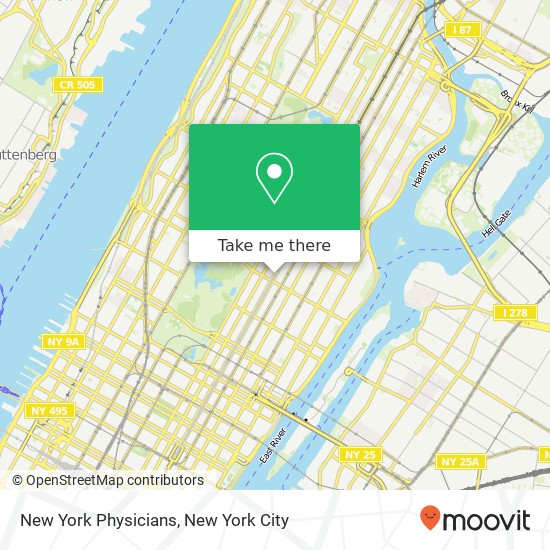 New York Physicians map