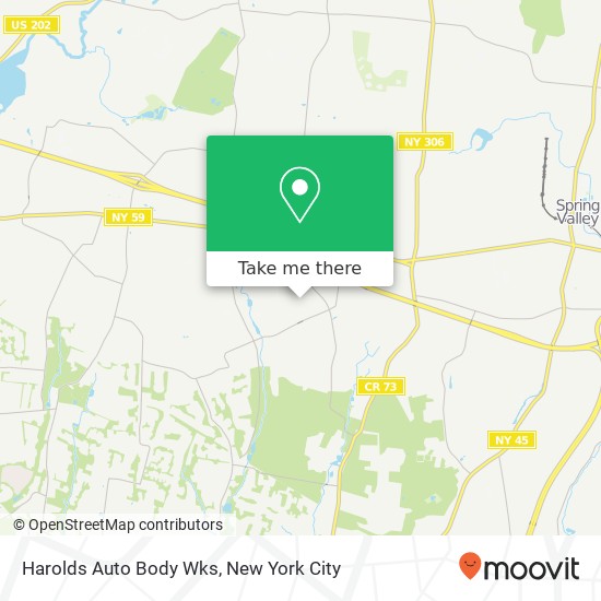 Mapa de Harolds Auto Body Wks