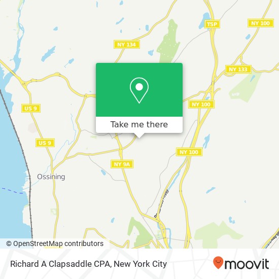 Richard A Clapsaddle CPA map