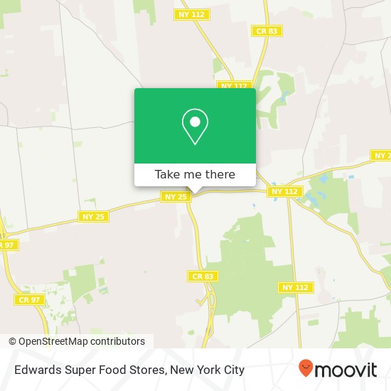 Mapa de Edwards Super Food Stores