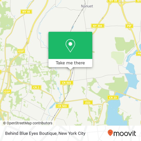 Behind Blue Eyes Boutique map